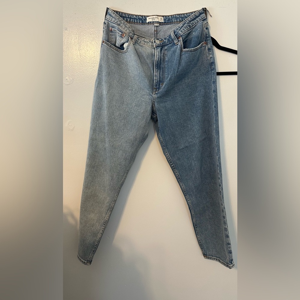 Abercrombie & Fitch Men's The Mom Jean (two tone)